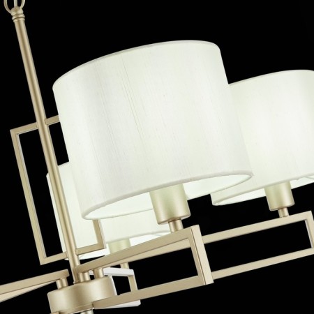 Suspended EVOLUCE lamp. Sle105803-05. Danae. 5x40 watts, E14, 68.5x68.5x37 cm, matte gold color-6