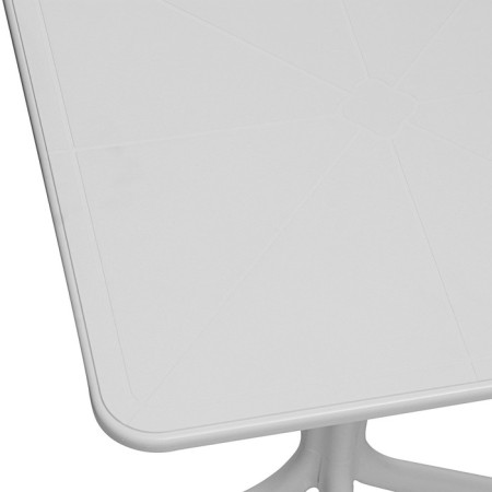 Square "SIEST" white, 70 x 70 cm, height 48/73 cm-3