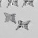 Decor for creativity Metal "Butterfly" silver 1.7x1.4 cm