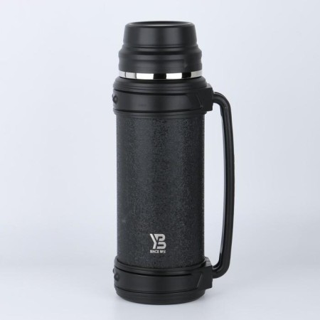 Thermos, 2 l, path "Devis", with a mug, with a strap, retains heat 20 hours, 13.5 x 34 cm, black 710922