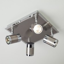 Lamp Prime 4x50W GU10 Nickel 25x25x13.5cm