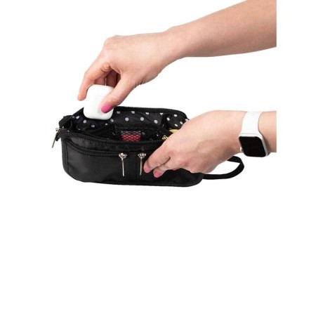 Sofia mini organizer 22x13x4.5 cm, 7 pockets, black color-3
