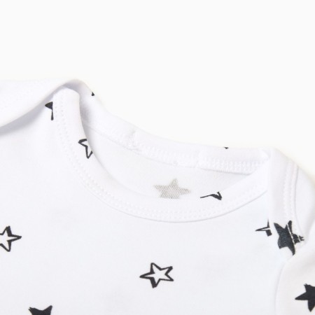 Body with a long sleeve, white color, height 68 (3-6 months)-1