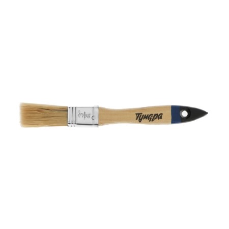 Brush flat tundra, natural bristles, wooden handle, 3/4 ", 20 mm-3
