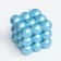 Figure candle "Babble" Big Cube, 5x5x5 cm, turquoise, in the box