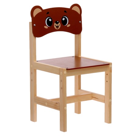 Wooden stool adjustable (1-3) "Bear"