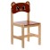 Wooden stool adjustable (1-3) "Bear"