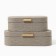 The casket for jewelry "weaving" eco -leather, set 2 pcs.