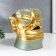 Souvenir Polystone Salvetnitsa "Aboriginal with a sharp nose" green-gold 19x12x20 cm