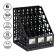 Capital, vertical, 6 departments, black