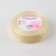 Kapron tape with embossing "Marble", 25 mm × 23 ± 1 m, ivory color/gold No. 008