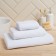 Tmachry Lovelife "Plain" 50*90 cm, col. White, 100% cotton, 450 g/m2