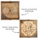 Wooden backgammon + Partschch (Ludo), board game, 37 x 37 cm
