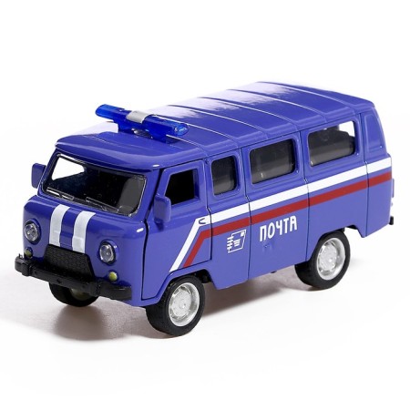 Metal machine "UAZ-3962. Children ", inertia, 1:43, mix-4