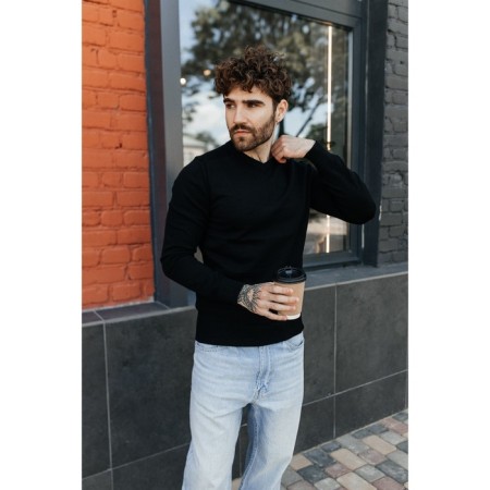 Jumper male ise, size 58, black color-2