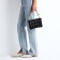 Lightning bag, long chain, black color