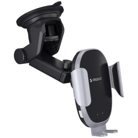 DEPPA holder (55156) Crab IQ for smartphones 4 "-6.5", wireless charging, black
