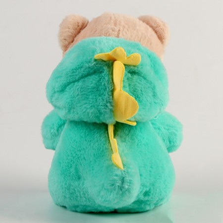 Soft toy "Bear" in a suit, 23 cm, turquoise color-2
