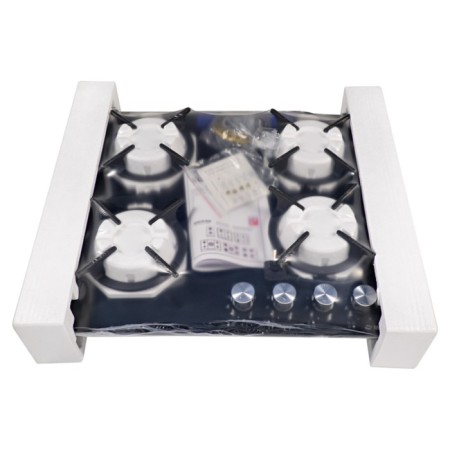 Hlect surface Maunfeld EGHG.64.1CB/G, gas, 4 burners, color black glass-4