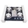 Hlect surface Maunfeld EGHG.64.1CB/G, gas, 4 burners, color black glass