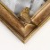 Photo frame Polystone 10x15 cm "Heraldic lily" Golden Patina 23x16 cm