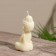 Candle "Buddha" 4x4x8 cm, soy wax