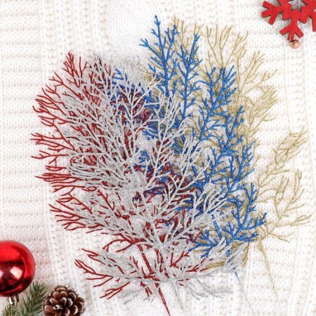Decor shine "leaves" 30 cm, mix-2