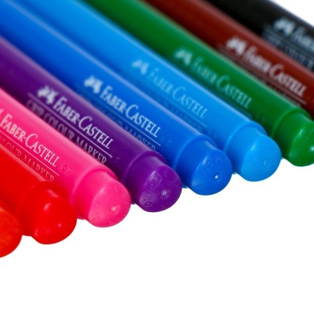 Fasters 10 colors Faber-Castell Grip 1553 Three-sided case with massage checkers, shock-resistant tip-4