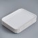Disposable plate "white" cardboard, 21 x 17 cm