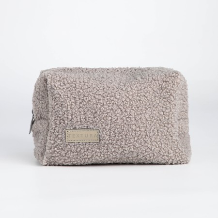 Women's road cosmetic bag with a Textura lining, gray color-8