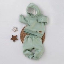 Костюм детский спортивный KinDerLitto «Оверсайз», 2 предмета: худи, штаны, рост 92-98 см, цвет полынь
