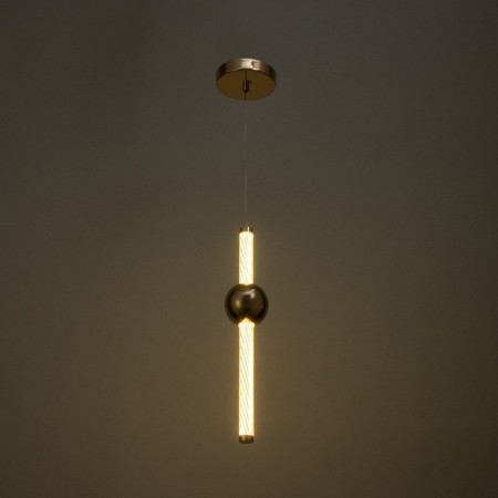 Bayerlux lamp "Minea" LED 18W gold 9x9x50-150 cm-2