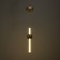 Bayerlux lamp "Minea" LED 18W gold 9x9x50-150 cm
