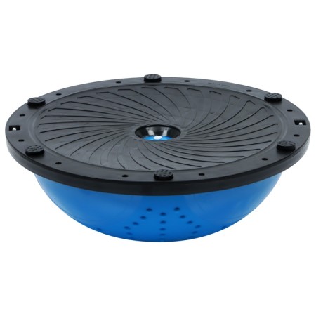 Half -sphere BOSU gymnastic onlytop, massage, with a pump, 46x20 cm, blue color is blue-7
