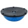 Half -sphere BOSU gymnastic onlytop, massage, with a pump, 46x20 cm, blue color is blue