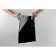 Courier bag with an adhesive valve, black 30 x 40 + 4 cm, 50 pcs