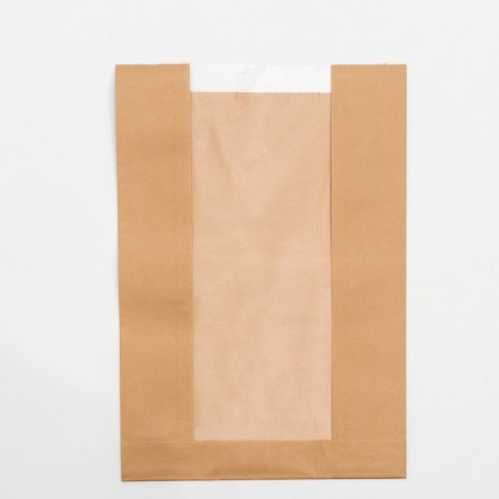 Crafts package, V-shaped bottom, with a longitudinal window 32 x 21 x 10 cm-1