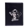 School diary, 5-11 grade, cover of PVC "Cosmonaut" Black
