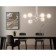 Suspended Ambrella Light, Modern, TR2521, 6XG9, white color, brass