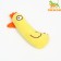 A toy for cats with cat mint "chicken", 10 cm, yellow