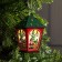 Christmas tree toy "Lantern with Santa Claus", from batteries, glow of warm white