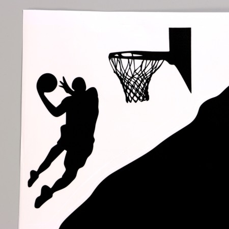 Sticker 3D Interior basketball 57*40cm-1