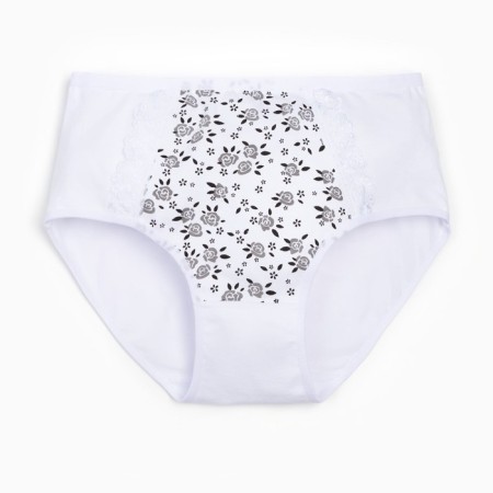 Panties female color white, size 52-54