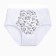 Panties female color white, size 52-54