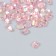 Decor for creativity Plastic "Executed Crystal" set of 60 pcs red 0.8x0.6 cm