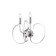 Bra Maytoni Mod051WL-02TR, 2HE14, 40W, 30x20x32 cm, color transparent color