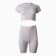 Women's costume minku (top, bicycles), light gray color, rn 44