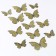 Set for decorating "butterflies" with patterns, set 12 pcs, color silver
