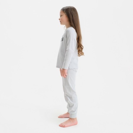 Пижама детская для девочки KAFTAN Sister, р.30 (98-104), серый-3