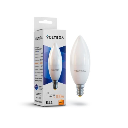 VOLTEGA 7064, E14, 10 W, 880 lm, 2800K bulb.-1